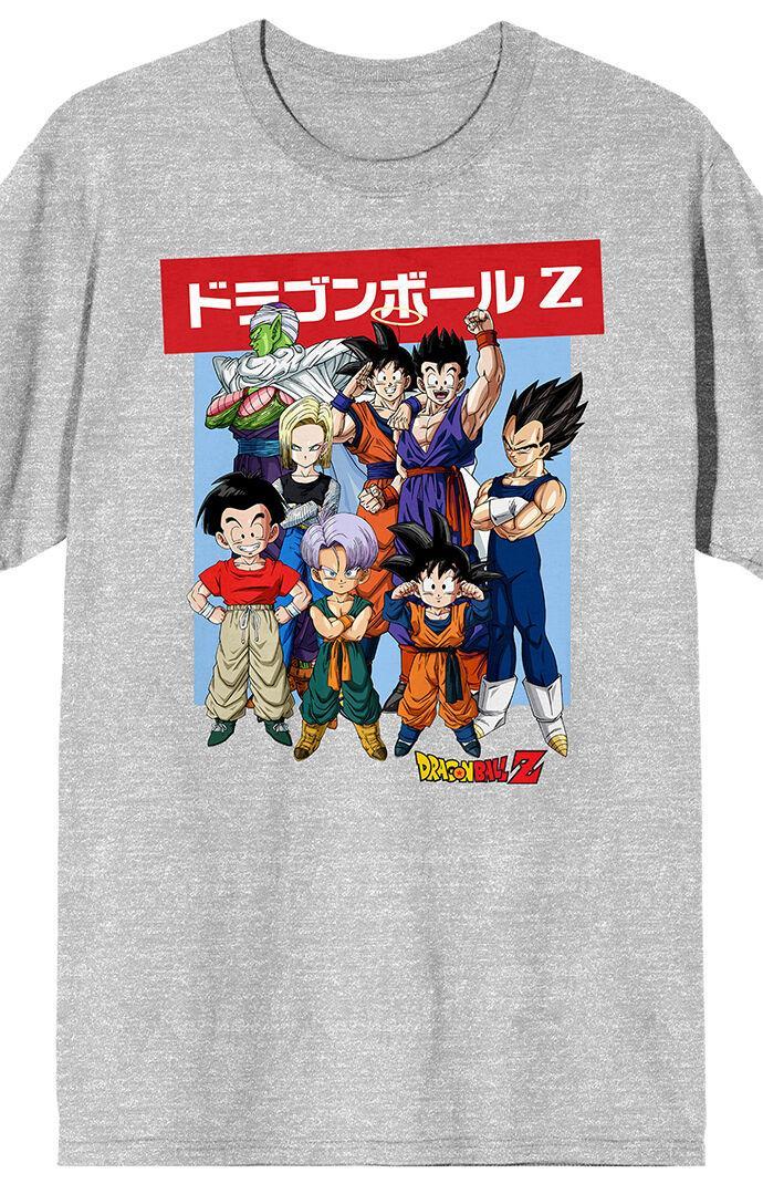 Men's Dragon Ball Z Group Pose T-Shirt Product Image