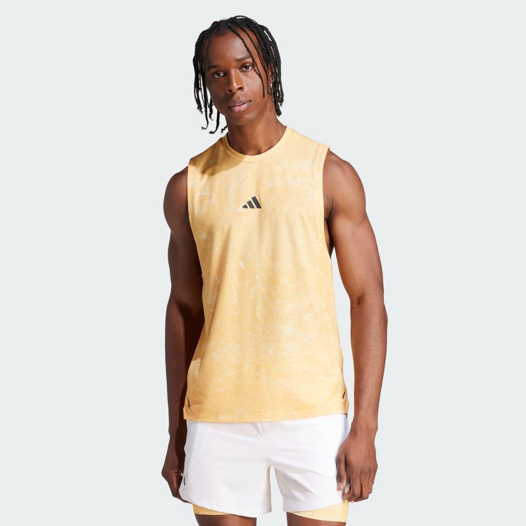 adidas Power Workout Tank Top Semi Spark XL Mens Product Image