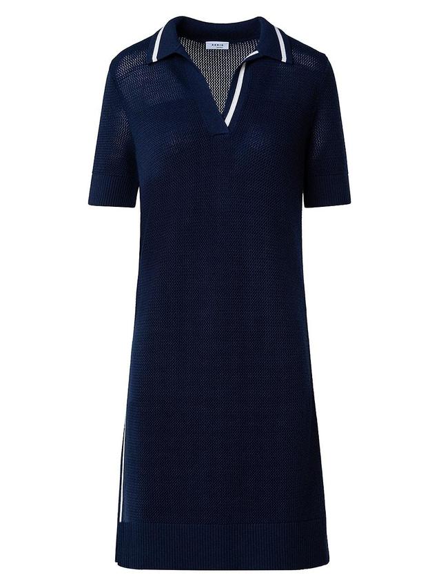 Womens Wool-Blend Polo Dress Product Image