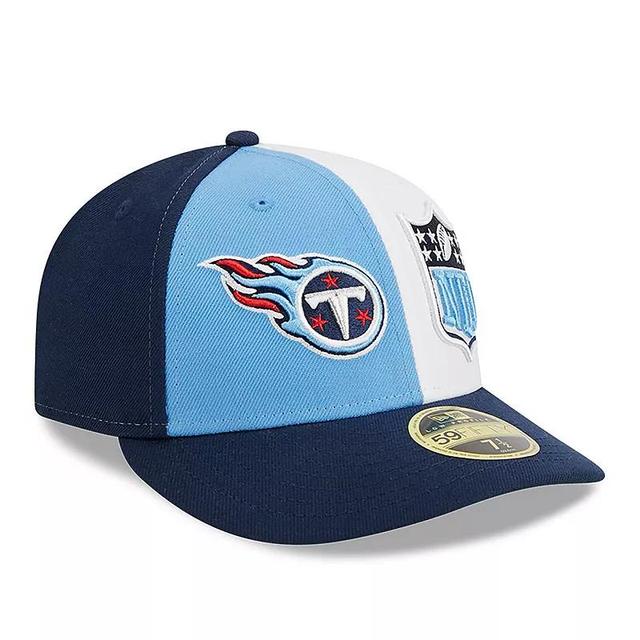 Mens New Era Light Blue Tennessee Titans 2023 Sideline Low Profile 59FIFTY Fitted Hat - Light Blue Product Image