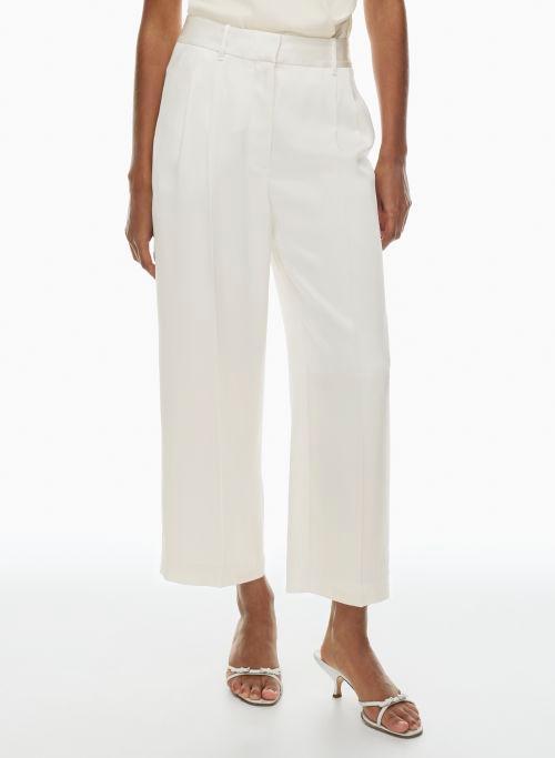 the effortless pant™ satin cropped Product Image