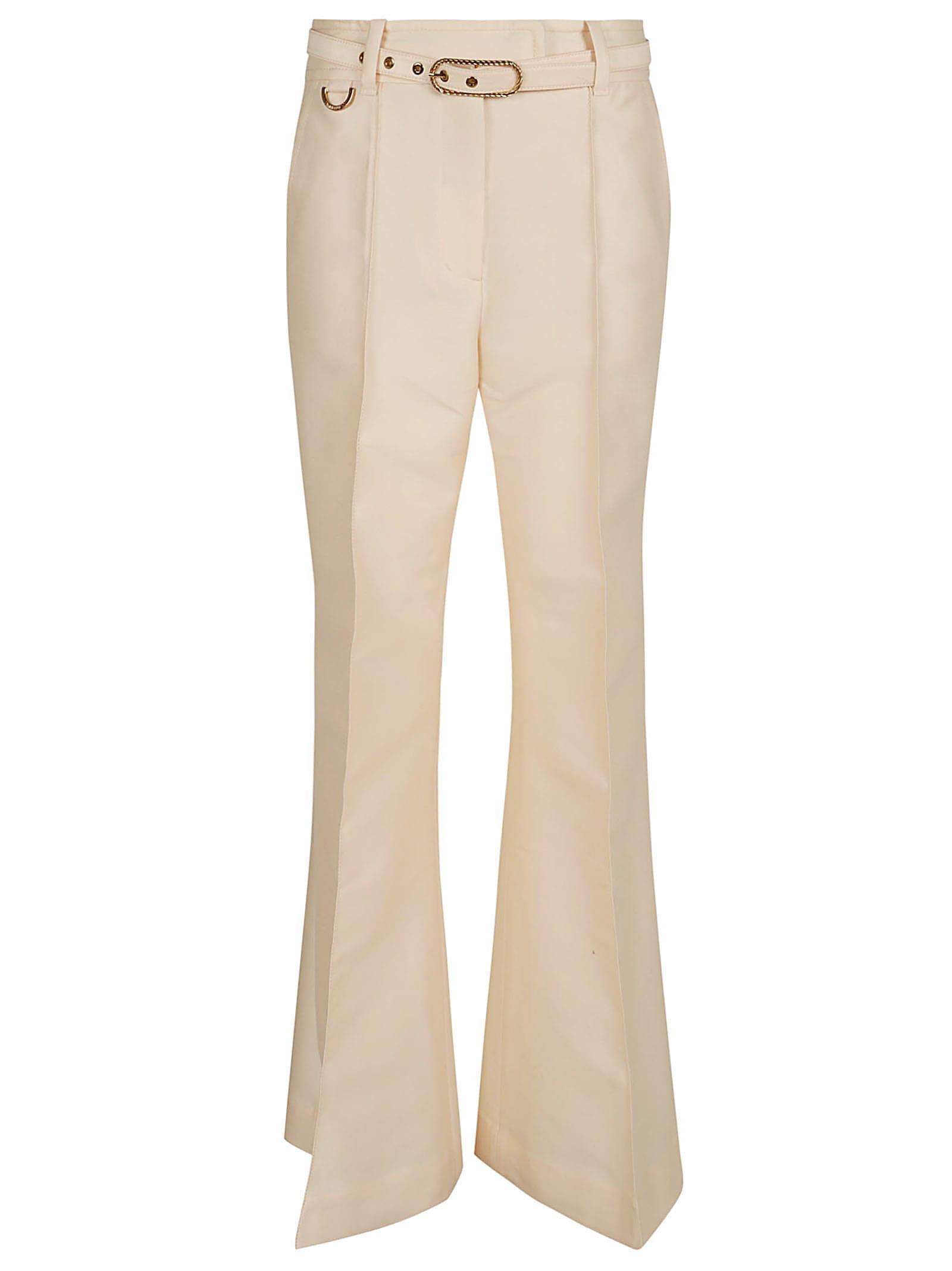 ZIMMERMANN Eden Wide Leg Pant In Cream Product Image