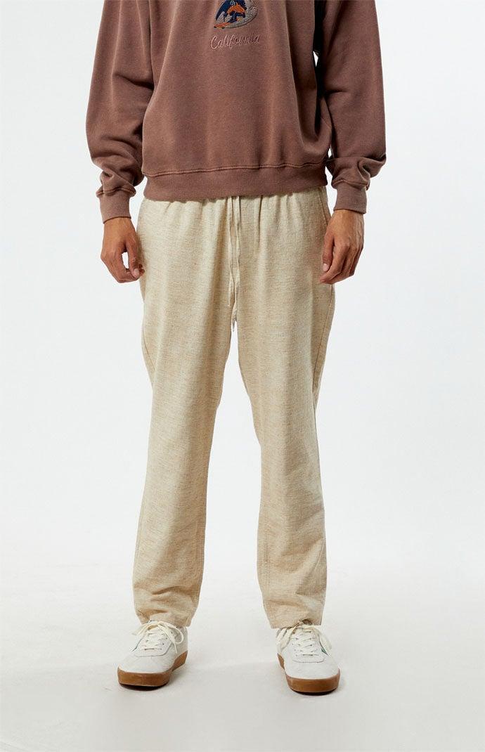 Men's Slim Linen Pants Product Image