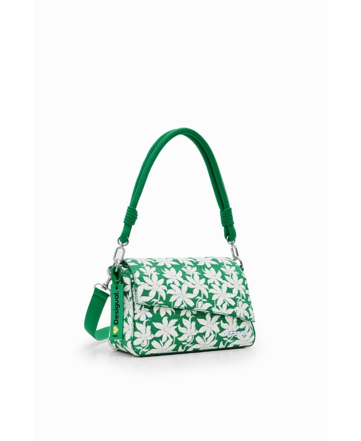 Desigual Womens S textured floral bag Product Image