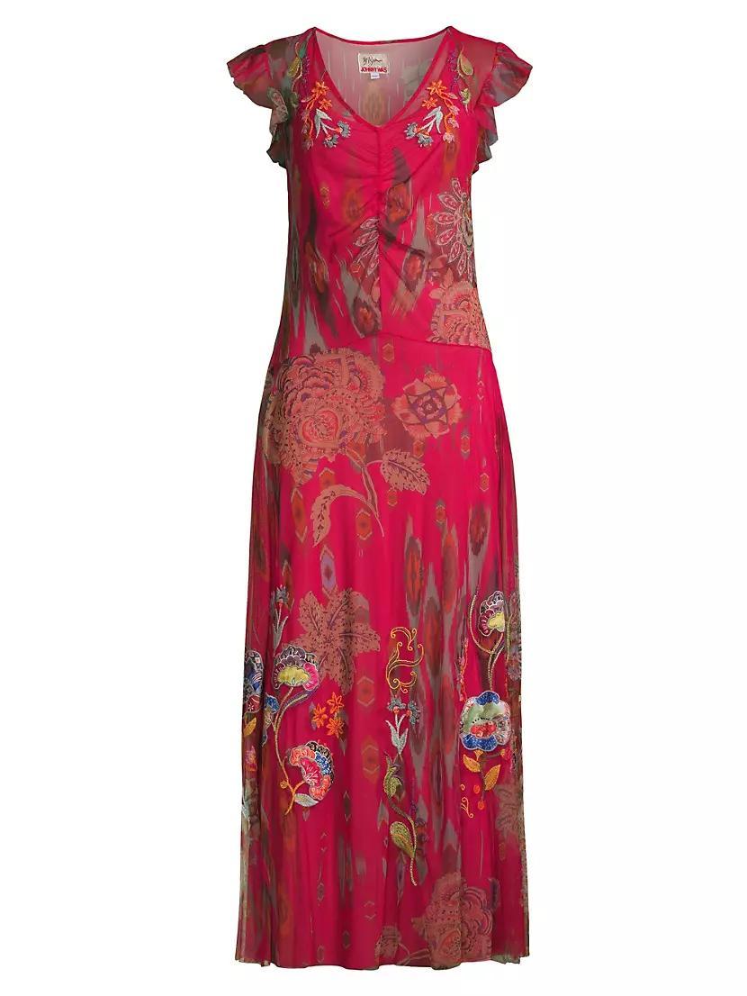 Feather Lark Floral Maxi Dress Product Image