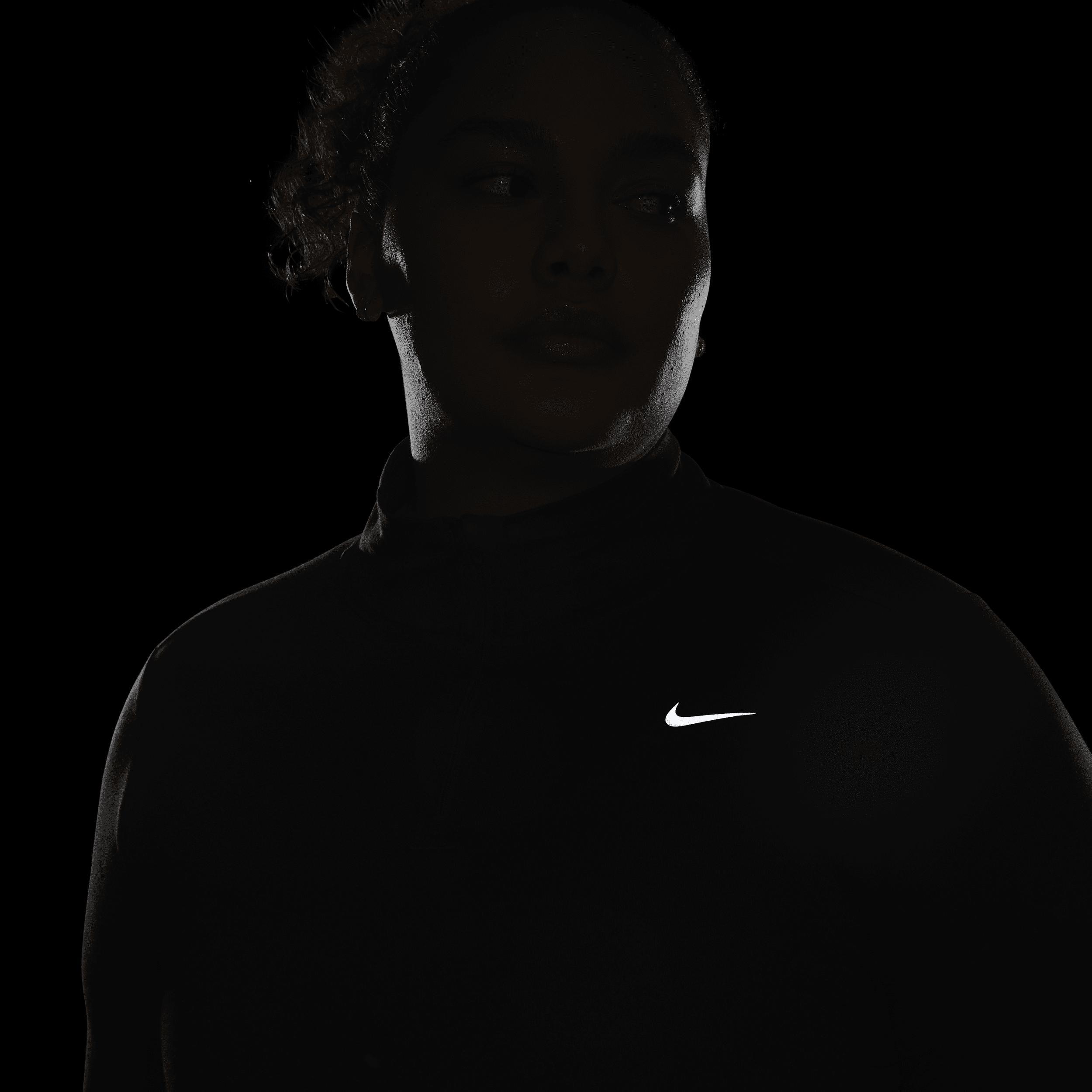 Nike Women's Dri-FIT Swift Element UV 1/4-Zip Running Top (Plus Size) Product Image