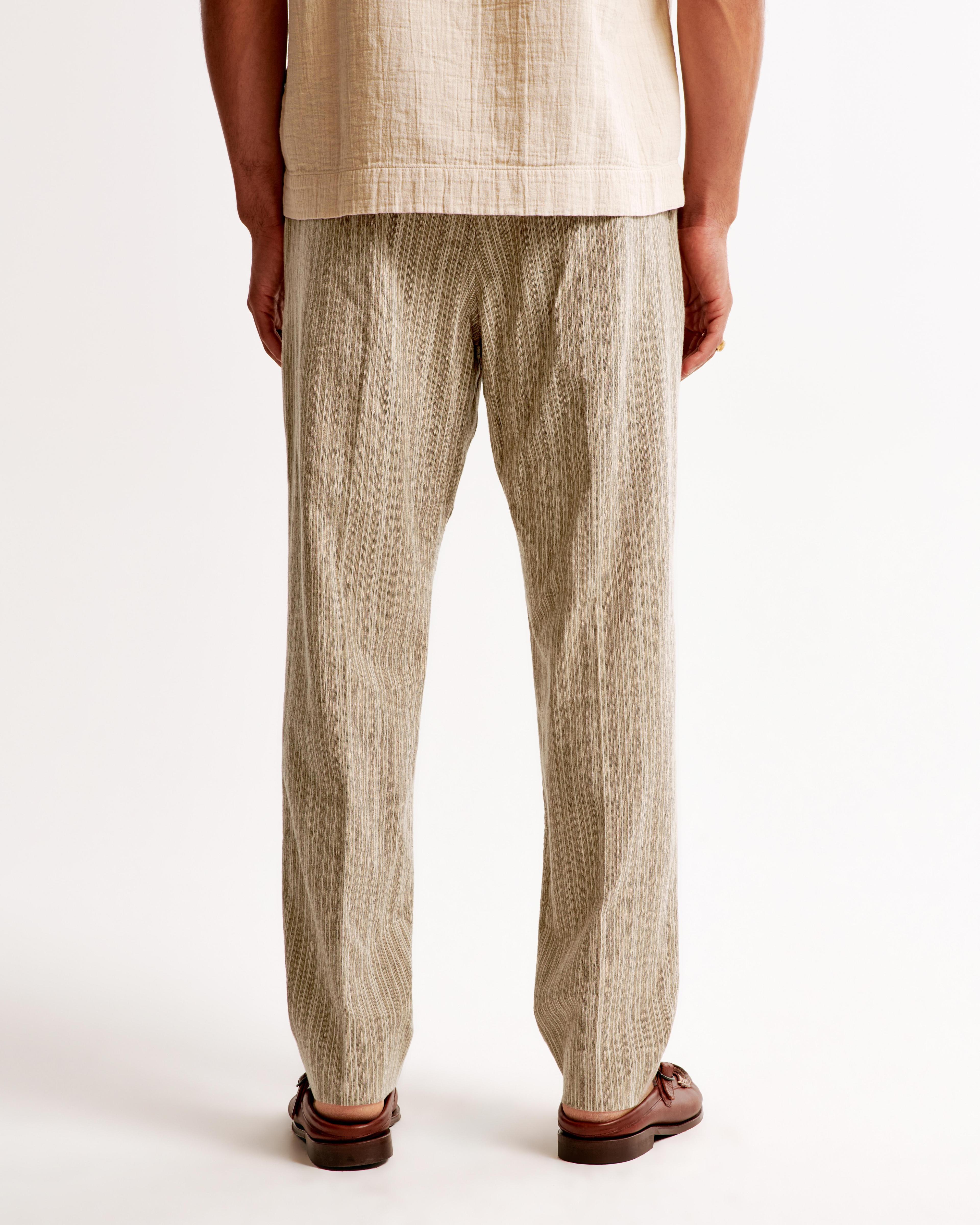 Linen-Blend Pull-On Pant Product Image