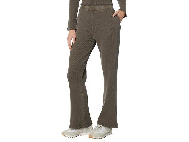 Mod-o-doc Washed Waffle Relaxed Fit Pants Thistle) Women's Clothing Product Image