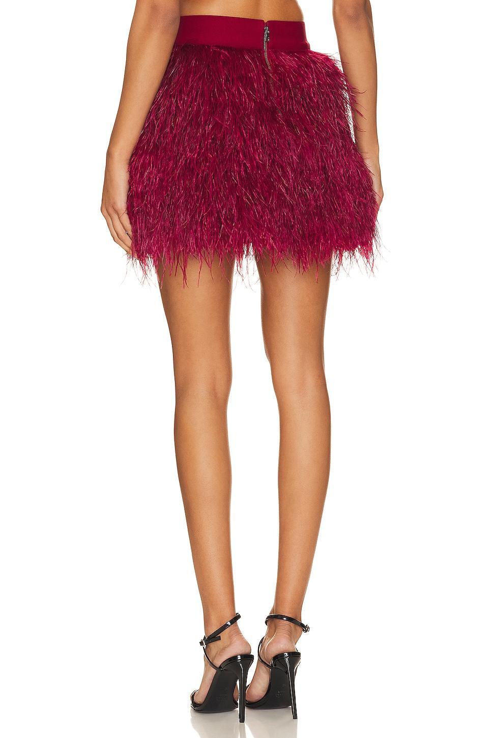 Cina Feather Skirt Alice + Olivia Product Image