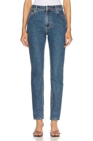 Burberry Balin Skinny Jean in Classic Blue - Blue. Size 25 (also in 23, 27, 28). Product Image