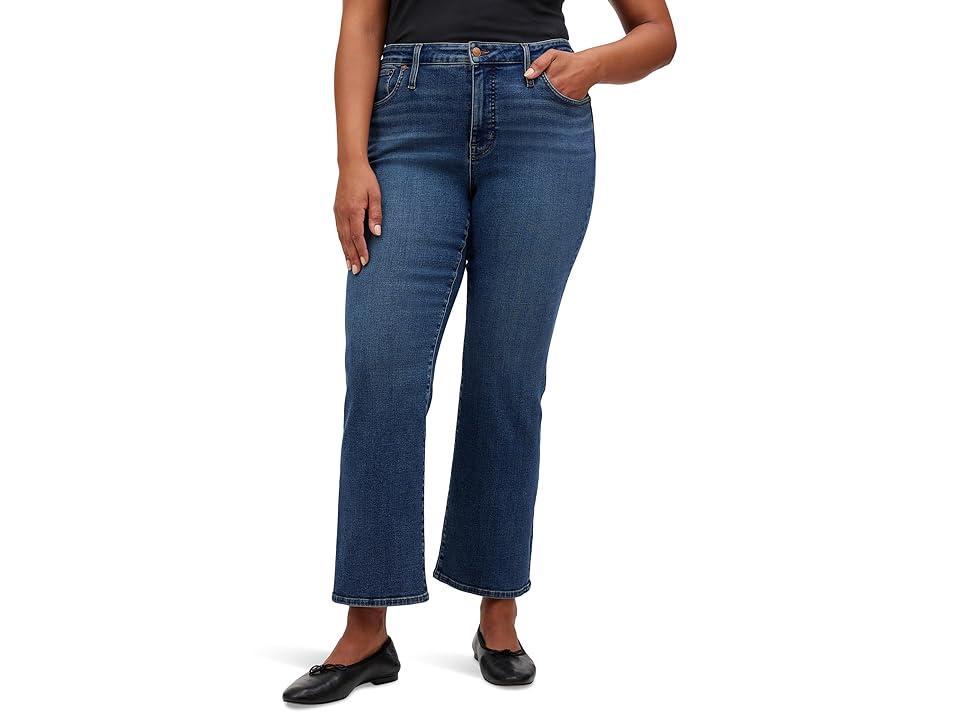 Madewell Midrise Kick Out with Patch Pocket in Lenoir Wash (Lenoir Wash) Women's Jeans Product Image