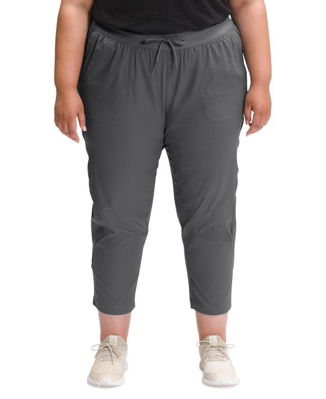 The North Face Women's Plus Aphrodite Motion Capri Asphalt Grey Product Image