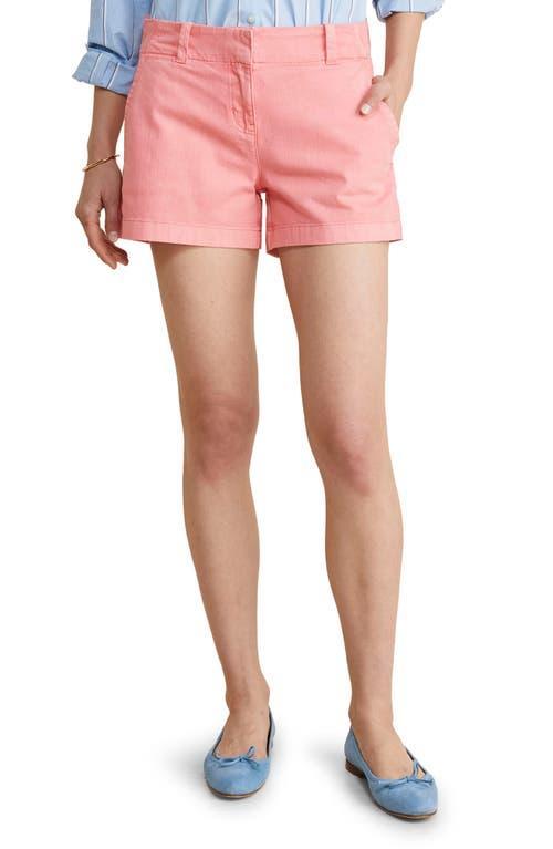 vineyard vines Herringbone Stretch Cotton Shorts Product Image