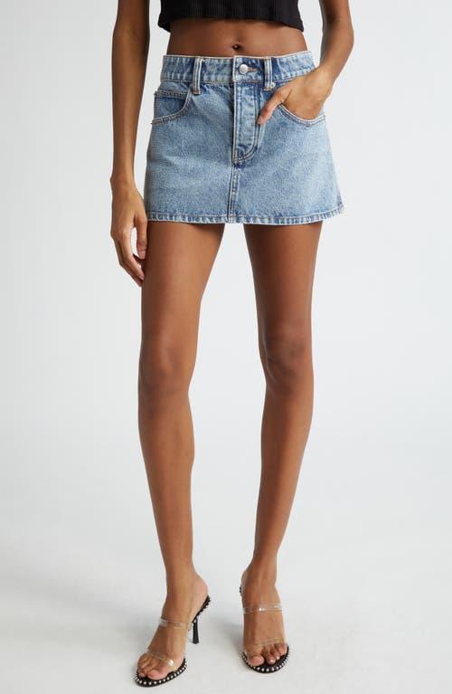 Alexander Wang Beaded Mini Skirt in Blue Product Image