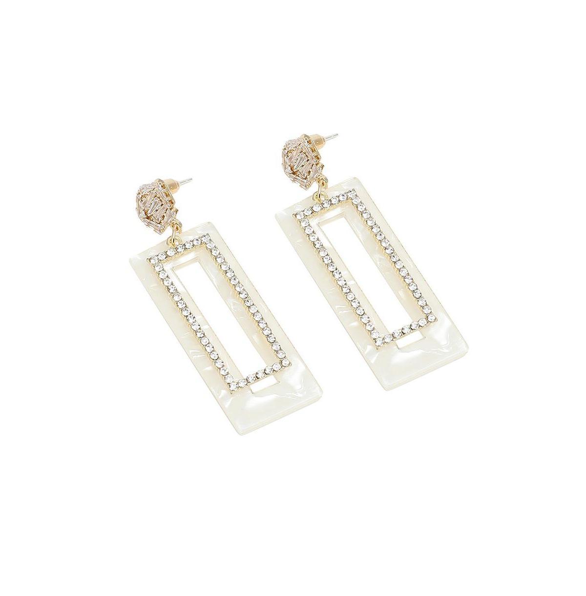 Sohi Womens Geometric Drop Earrings Product Image