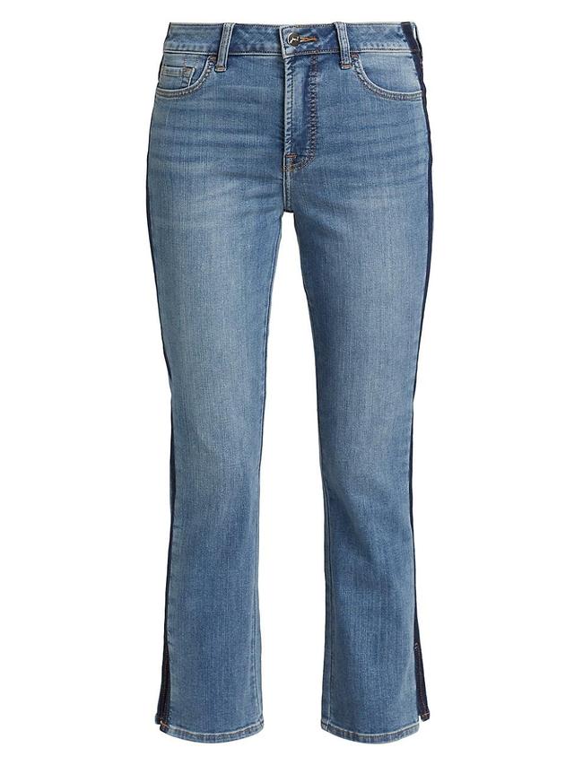 Womens Mid-Rise Straight-Leg Ankle Jeans Product Image