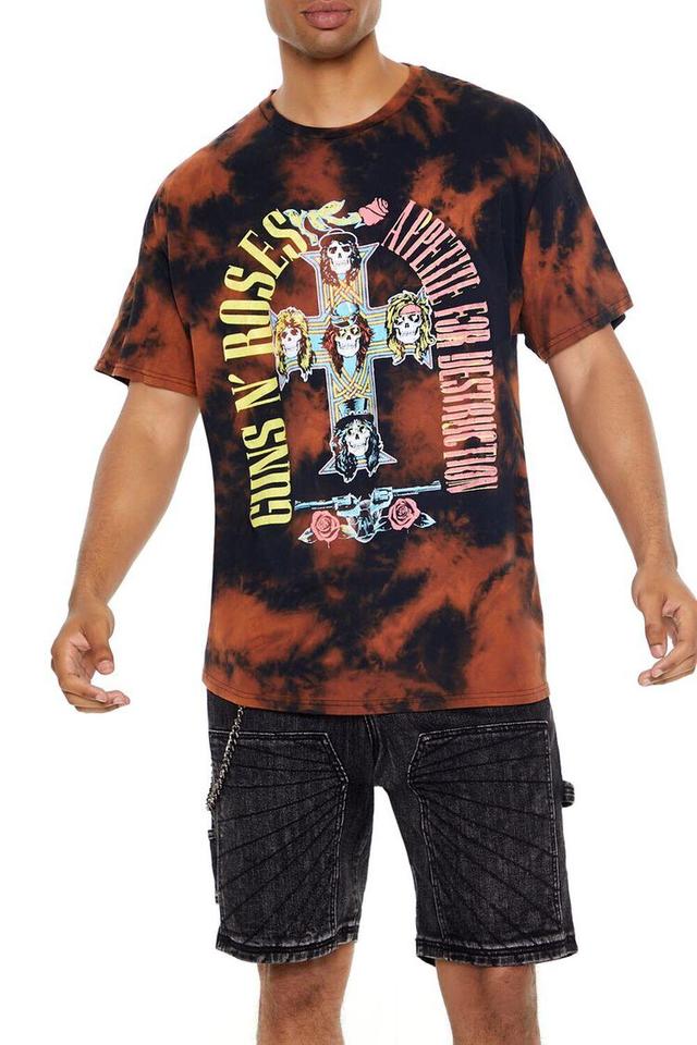 Guns N Roses Bleach Dye Graphic Tee | Forever 21 Product Image