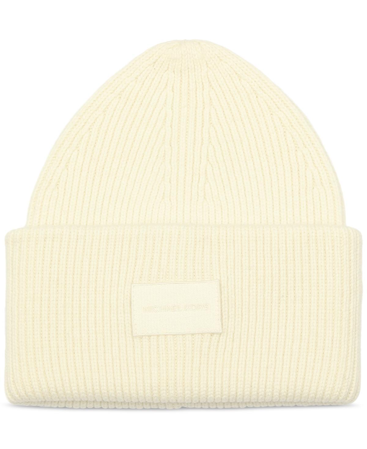 Michael Michael Kors Womens Fine Rib Cuff Beanie Product Image