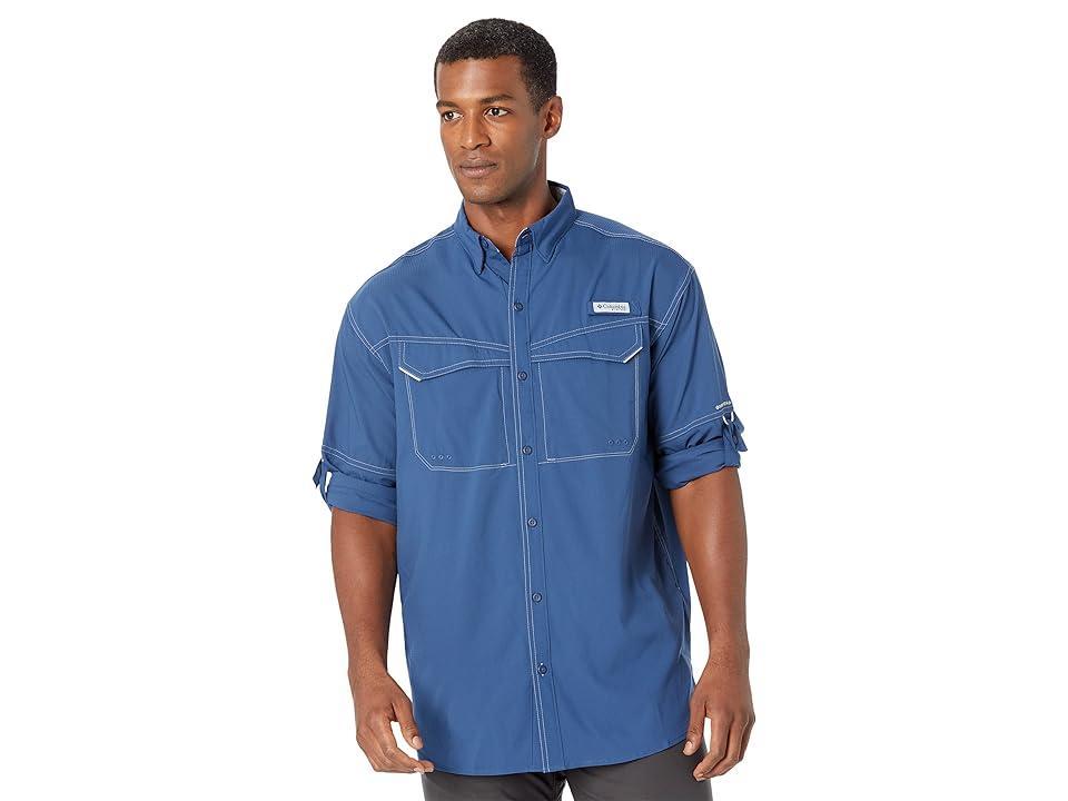 Columbia Low Drag Offshore Long Sleeve Shirt (Carbon) Men's Long Sleeve Button Up Product Image