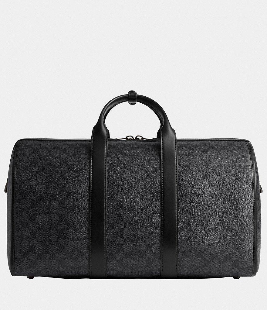 COACH Gotham Signature Coated Canvas and Refined Calfskin Leather Duffel Bag Product Image