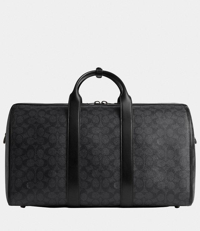 COACH Gotham Signature Coated Canvas and Refined Calfskin Leather Duffel Bag Product Image