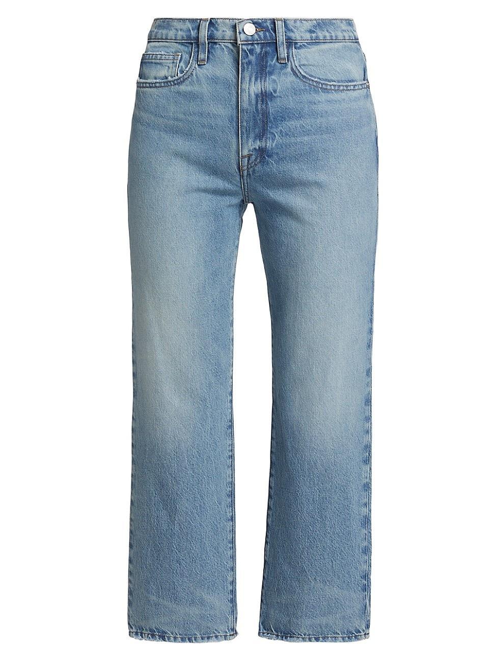 Womens Le JaneHigh-Rise Straight Crop Jeans product image