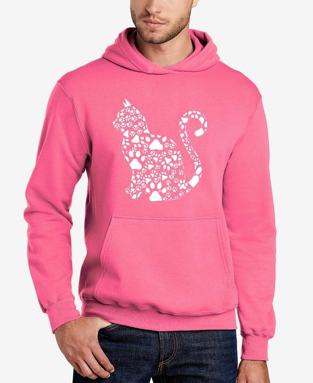 La Pop Art Cat Claws - Mens Word Art Hooded Sweatshirt Product Image