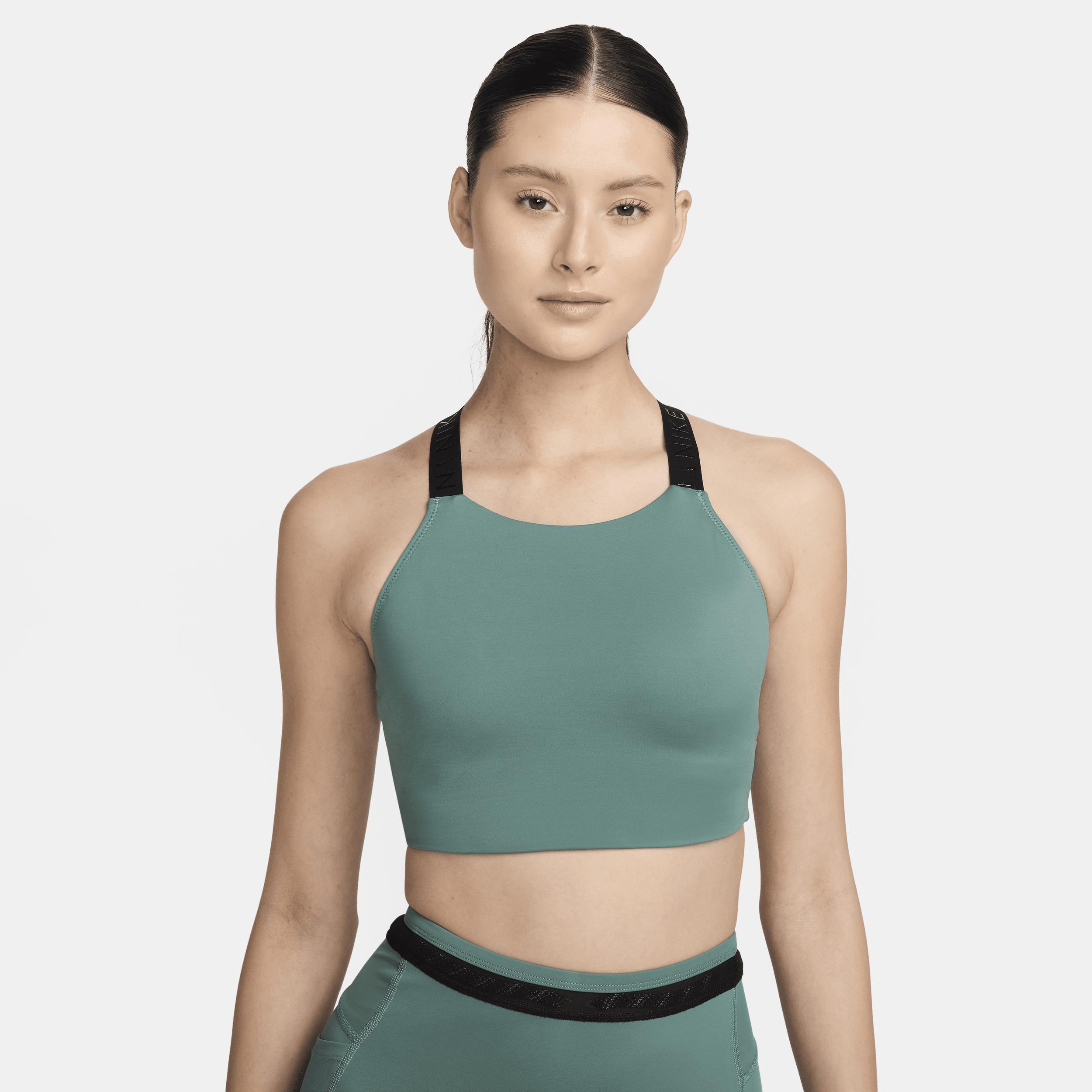 Nike Women's Swim Hydralock Fusion High-Neck Midkini Top Product Image