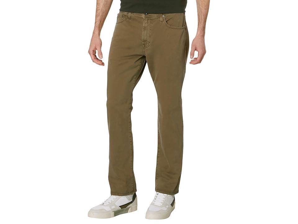 AG Everett Sueded Stretch Sateen Straight Fit Pants Product Image