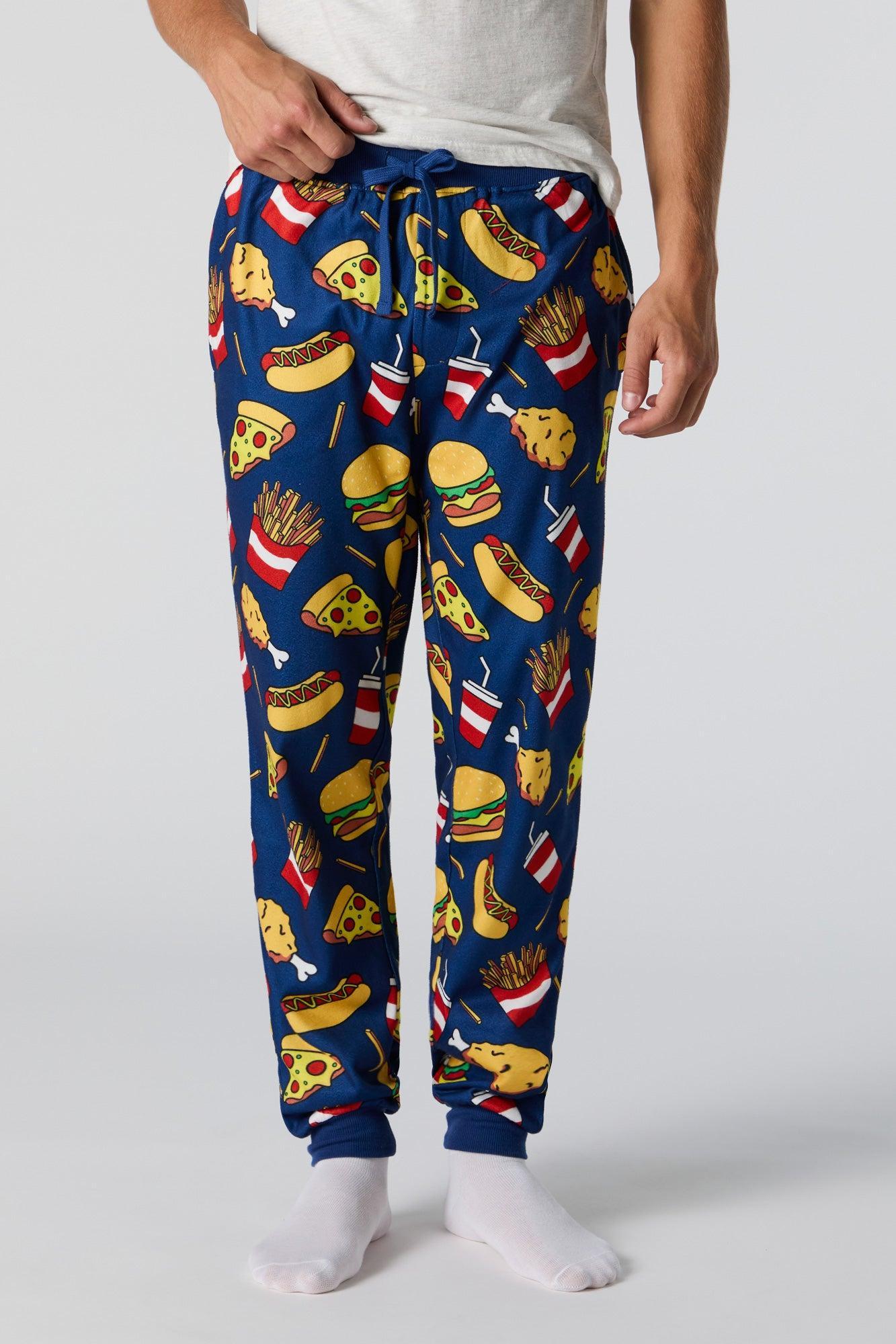 Printed Pajama Jogger Male Product Image