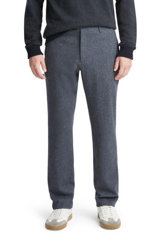 Vince Herringbone Virgin Wool Blend Flannel Pants Product Image