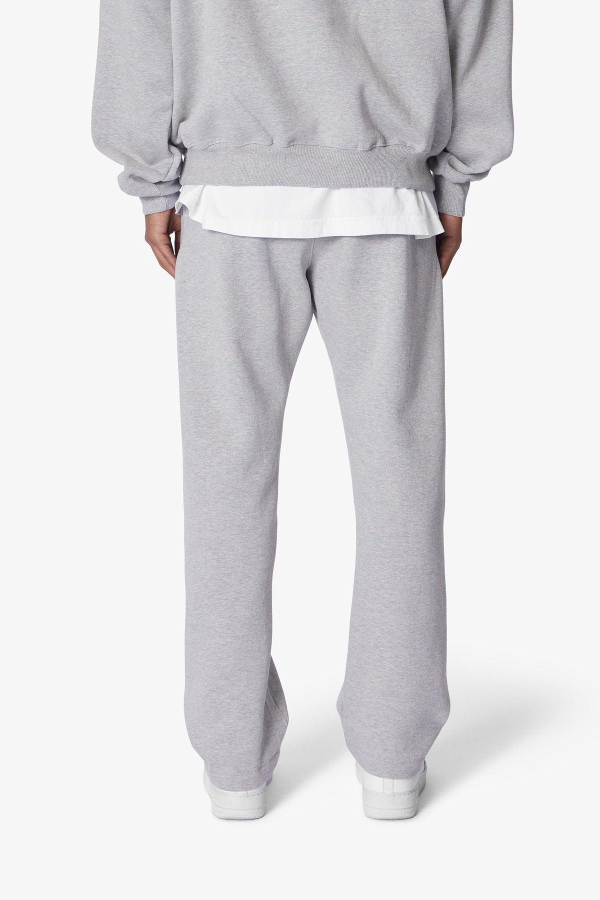 Heavy Relaxed Every Day Sweatpants - Marled Grey Product Image