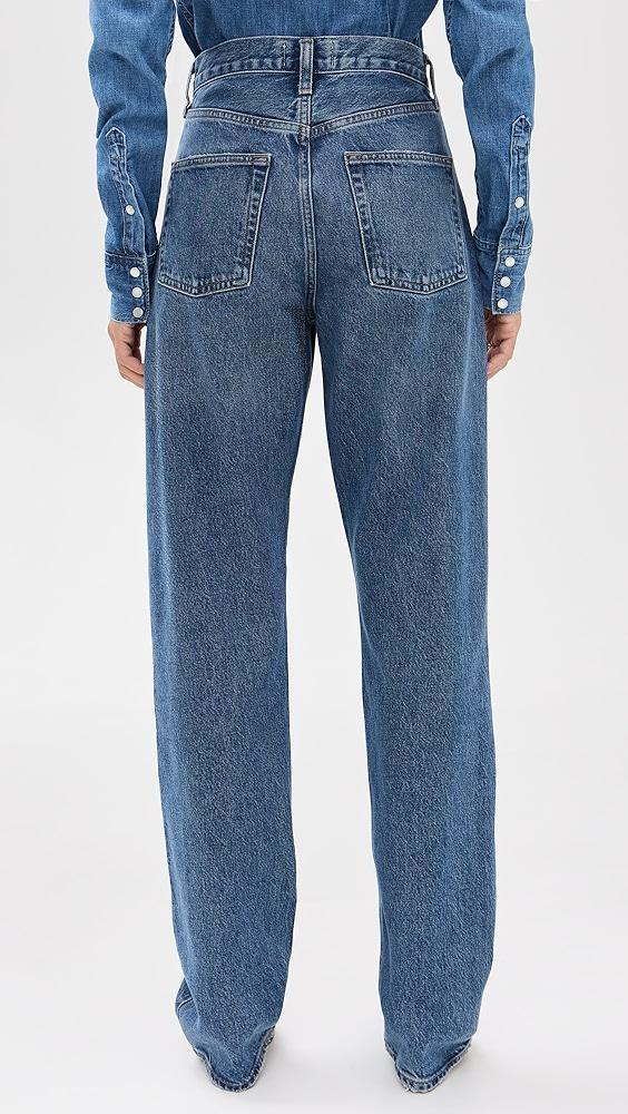 AGOLDE Kelly Jeans: High Rise Relaxed Straight | Shopbop Product Image