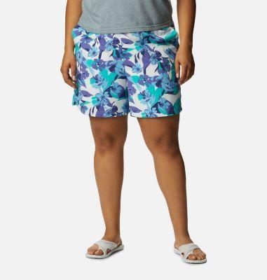 Columbia Women's Sandy River II Printed Shorts - Plus Size- Product Image