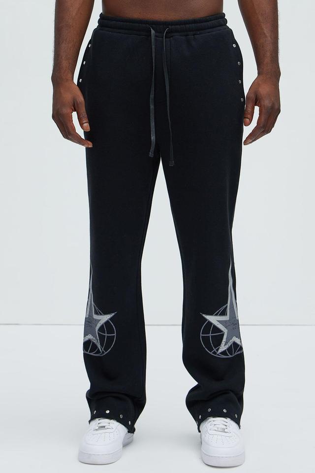 Tyson Lowkey Straight Sweatpants - Black Product Image