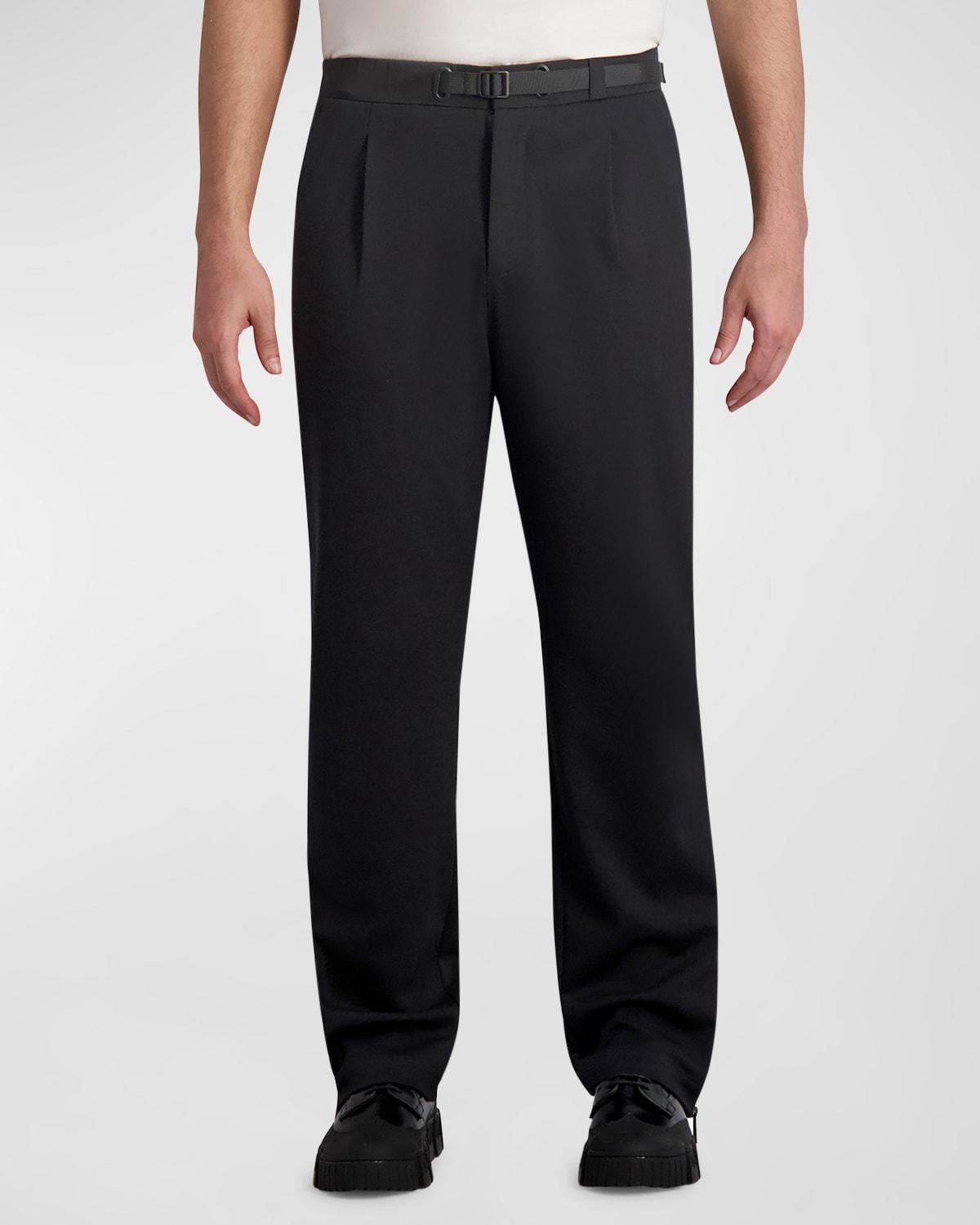 Mens Belted Zip-Cuff Pants product image