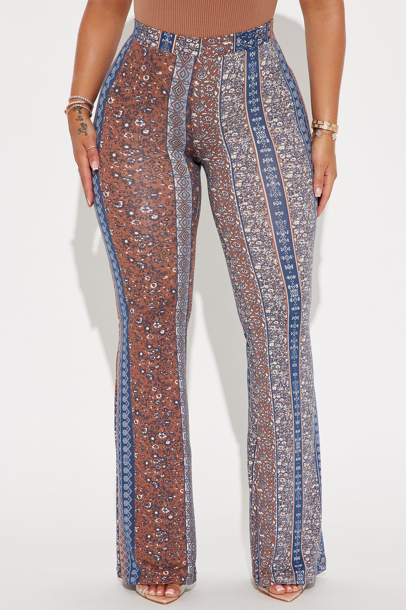 Daisy Flare Pant - Blue/combo Product Image