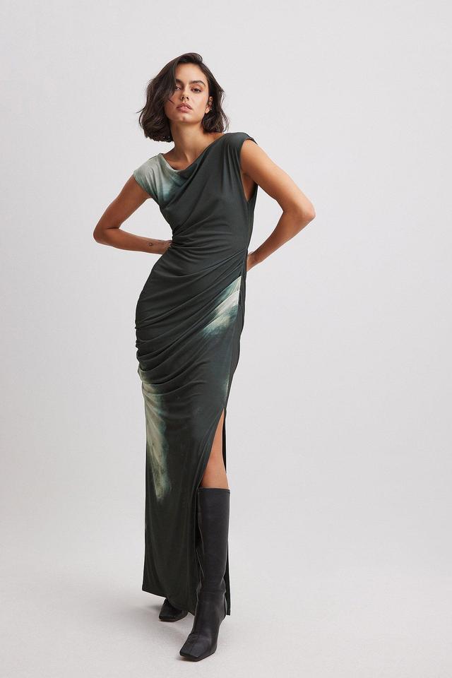 Draped Maxi Dress Product Image