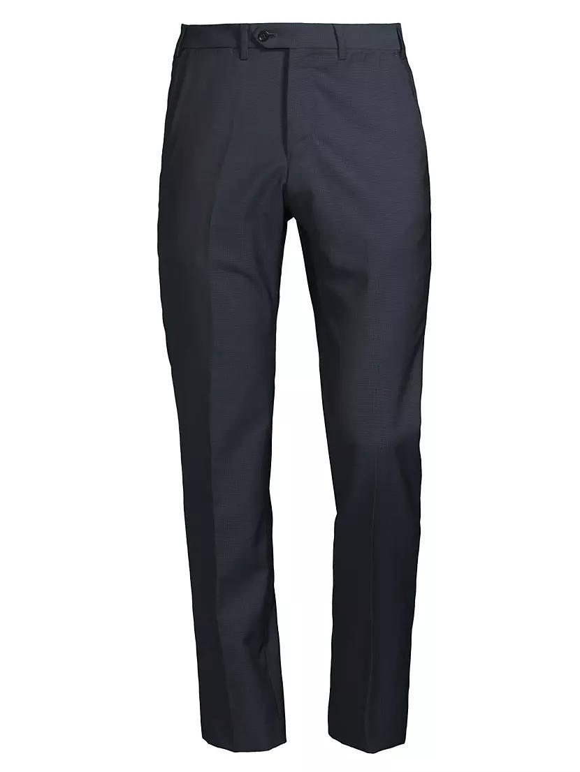 Textured Solid Wool Pants product image