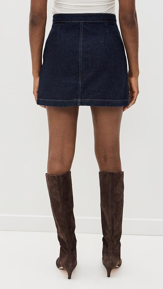 Reformation Amara High Rise Denim Miniskirt | Shopbop Product Image