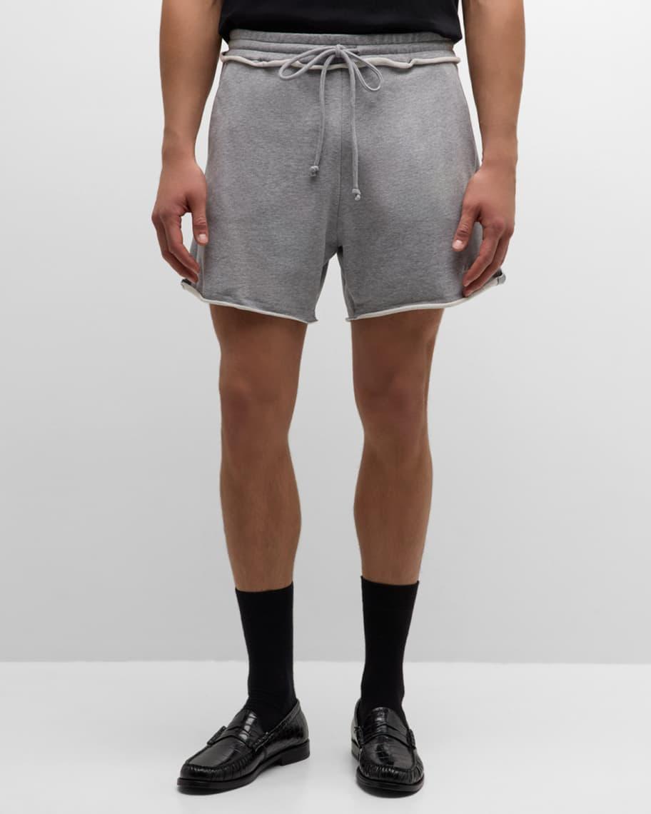 Men's Jersey Raw-Edge Sweat Shorts Product Image