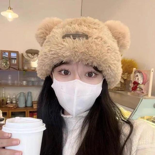 Bear Ear Fleece Hat Product Image