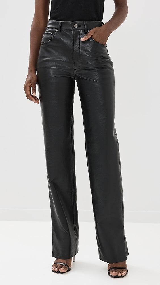 ANINE BING Roy Recycled Leather Pants | Shopbop Product Image