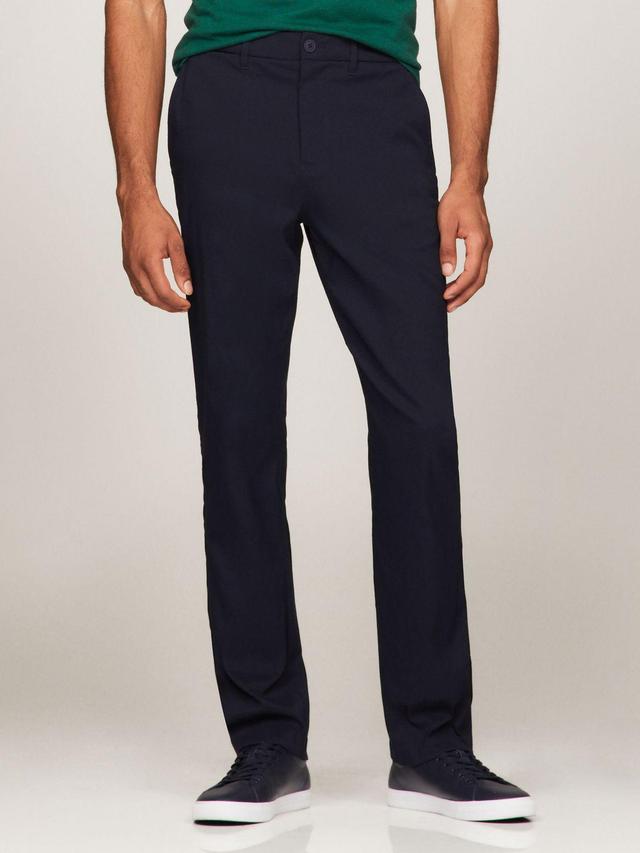 Tommy Hilfiger Men's Regular Fit Solid Stretch Pant - Navy - 32W x 30L Product Image