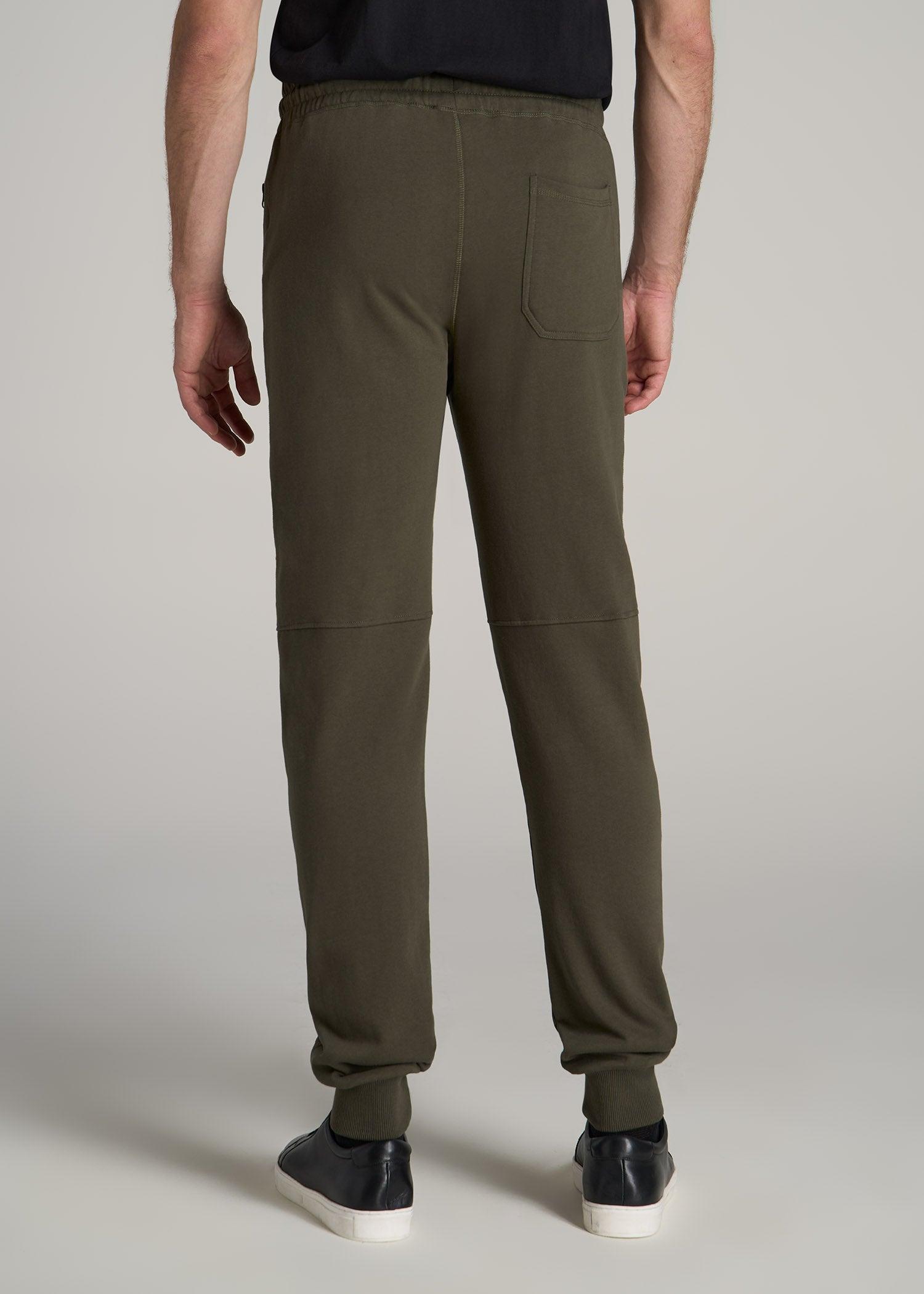 Wearever French Terry Men's Tall Joggers in Camo Green Product Image