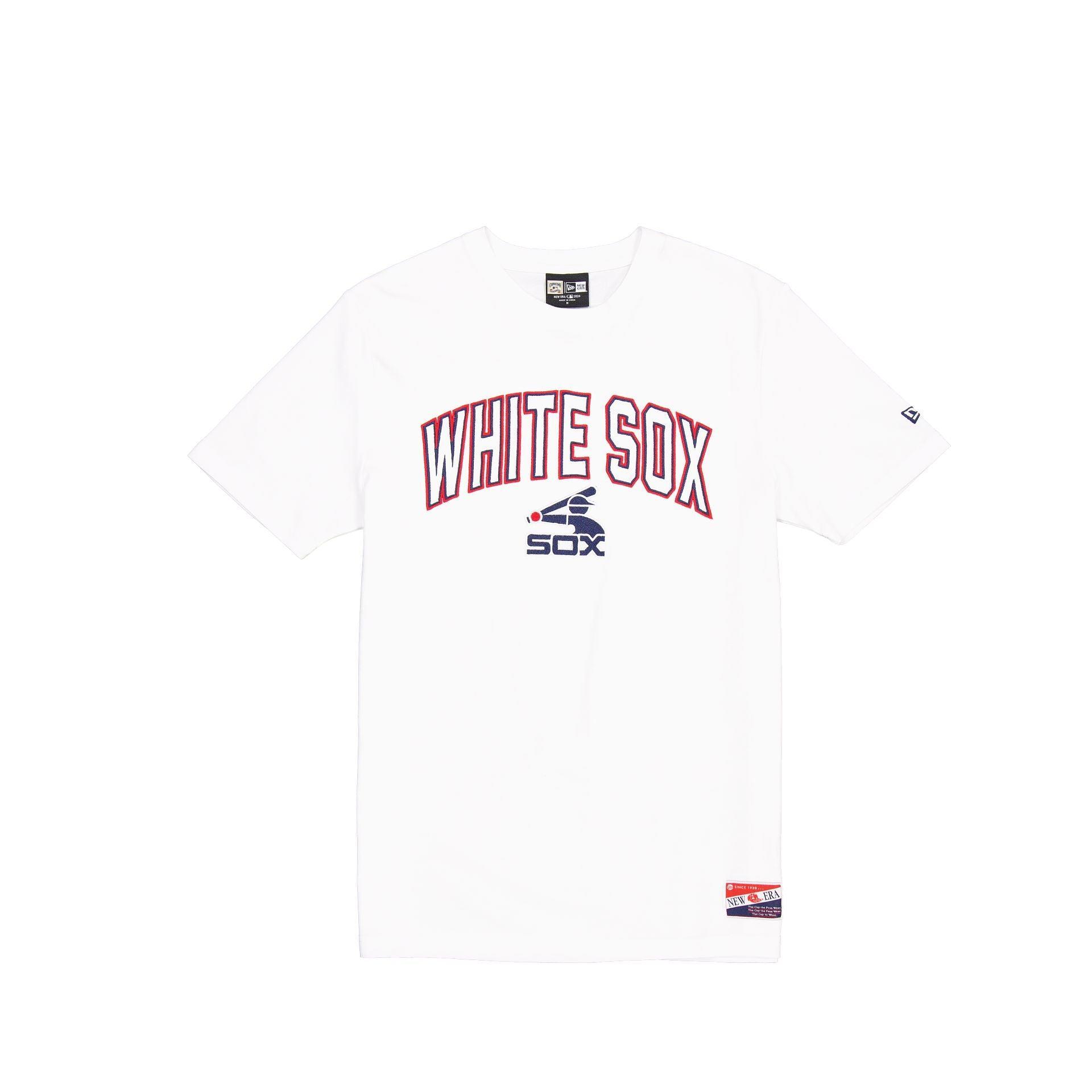 Chicago Cubs Throwback White T-Shirt Male Product Image