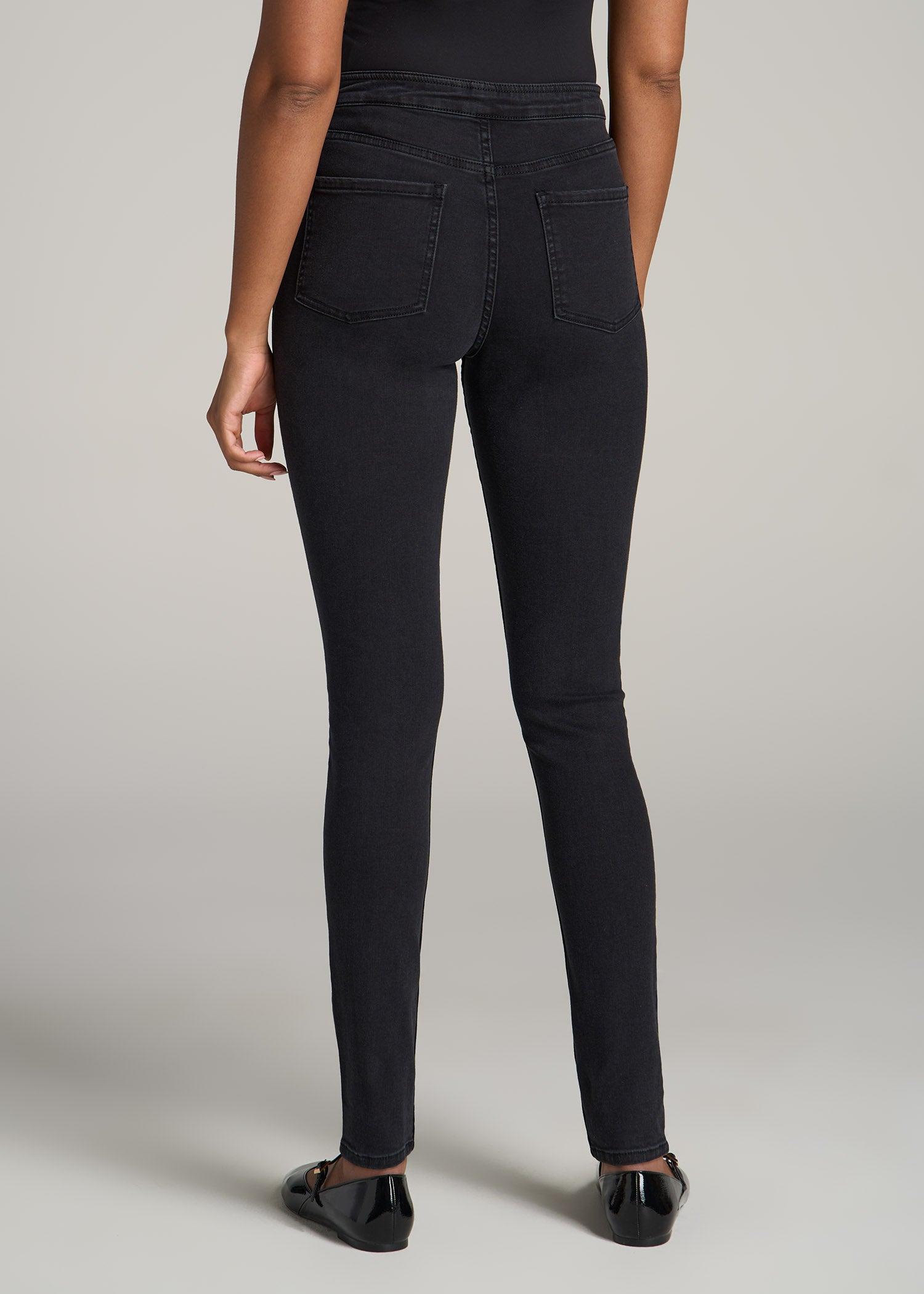 Women's Tall Jeggings in Washed Black Female Product Image