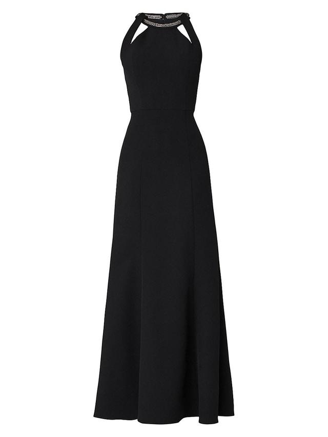 Womens Lyla Cut-Out Halter Maxi Dress Product Image