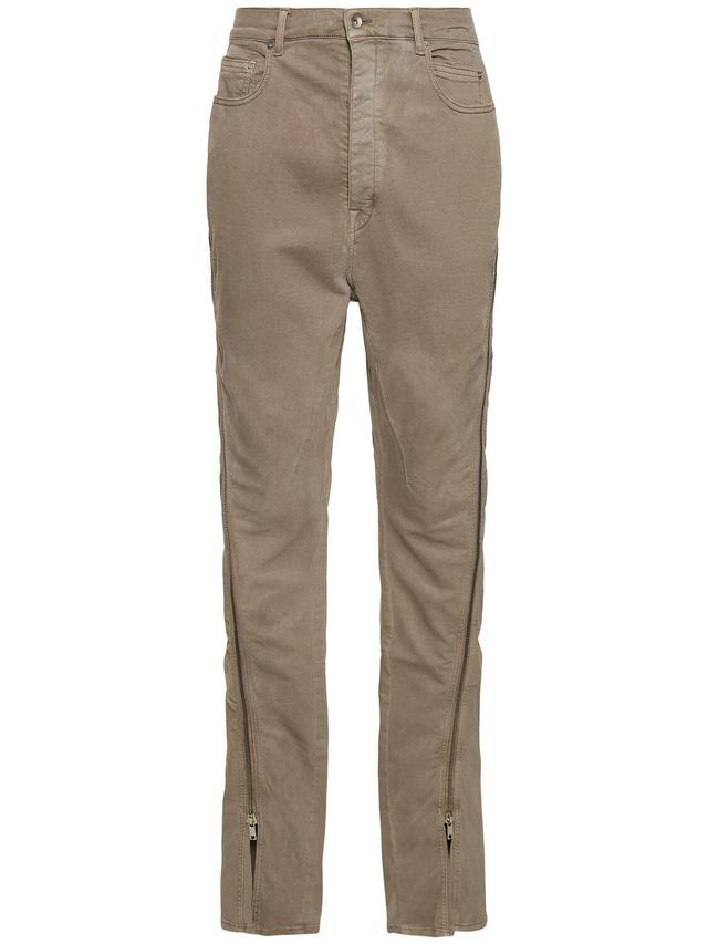 RICK OWENS DRKSHDW Bolan Banana Jeans In Pearl Product Image