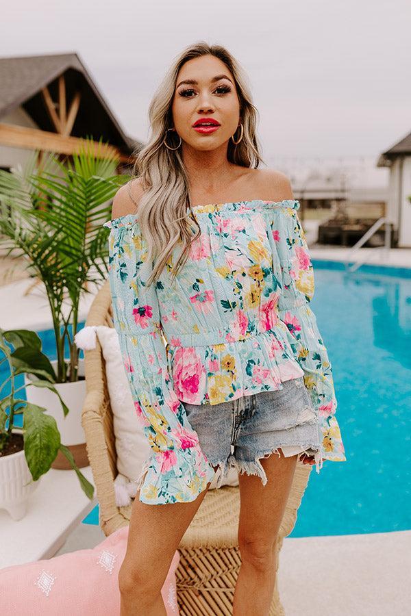 Sandy Shores Off Shoulder Top Product Image